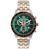 Versace Herreur VEZCA0424 Sport Grøn/Rosaguldtonet stål Ø44 mm