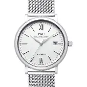 IWC Herreur IW356505 Portofino Sølvfarvet/Stål Ø40 mm