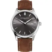 Frederique Constant Herreur FC-220DGS5B6 Classics Quartz Grå/Læder