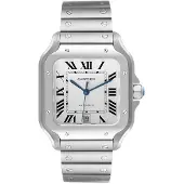 Cartier Herreur WSSA0018 Santos De Hvid/Stål