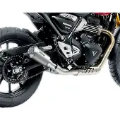 Leovince Lv-10 Triumph Scrambler 400 X Abs 24-26/speed 400 Abs 24-26 Ikke-godkendt Lyddæmper