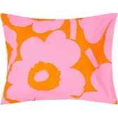 Marimekko Unikko pudebetræk 50x60 cm Orange-pink