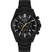 Jacques Lemans Herreur 1-2119F Liverpool Sort/Stål Ø44 mm