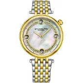 Stührling Original Dameur 3999.2 Symphony Hvid/Gul guldtonet stål