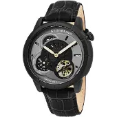 Stührling Original Herreur 686.03 Legacy Grå/Læder Ø45 mm