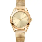 DKNY Dameur DK1L032M0025 Astoria Logo Guldfarvet/Guldtonet stål Ø34