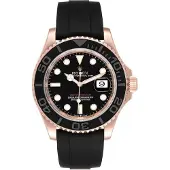 Rolex Herreur 126655-0002 Yacht-Master 40 Sort/Gummi Ø40 mm