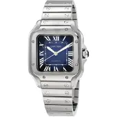 Cartier Dameur WSSA0063 Santos de Blå/Stål Ø35 mm