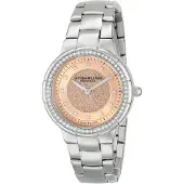 Stührling Original Dameur 851.02 Rosa/Stål Ø34 mm