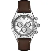 Versace Herreur VEV700119 Chrono Classic Sølvfarvet/Læder Ø44 mm
