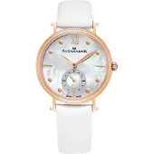 Alexander Dameur A201-03 Monarch Hvid/Satin Ø34 mm