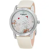 Stührling Original Dameur 433.01 Symphony Hvid/Læder Ø39 mm