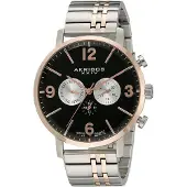 Akribos XXIV Herreur AK782TTR Multi-Function Sort/Rosaguldtonet stål