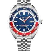 Stührling Original Herreur 1008.03 Depthmaster Blå/Stål Ø45 mm