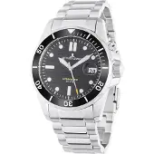 Jacques Lemans Herreur 1-2170G Hybromatic Sort/Stål Ø41 mm