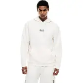 EA7 EA7til mænd. 7M001403_AF22266 Sweatshirt Moderne hvid (M), Casual, Bomuld