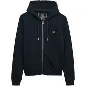 Superdry Signature Embroidered Sweatshirt Med Lynlås