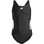 Adidas Badedragt - 3S BLD - Sort m. Logo - - 8 år (128) - Badetøj
