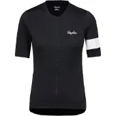 Rapha Core Women's Cycling Jersey - Black White - S - cykeltilbehør