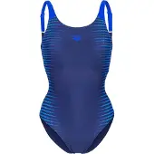 Arena Badedragt 'Side Placement U Back' navy / turkis