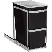Simplehuman 30 liter 8 gallon under kökskåp utdragbar sopor kan tung stålram