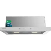 Cecotec Bolero Flux Tlt 604400 Teleskopisk Emhætte 60 Cm