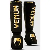 Venum Kontact Shin Guards Sort/Guld