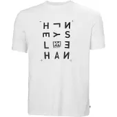 Helly Hansen Skog Graphic T-shirt, herre, hvid