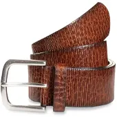 Tom Tailor Bælte 'ROY LEA' brun / cognac