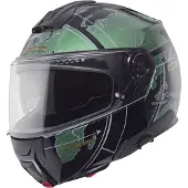 Schuberth C5 Globe Klaphjelm Sort/Grøn 57