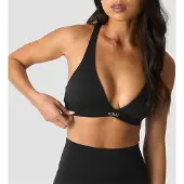 ICANIWILL Luxe V-hals Sports-bh Sort