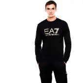 Emporio Armani EA7til mænd. 7M002278_AF22266 Sweatshirt Core sort (XXS), Casual, Bomuld