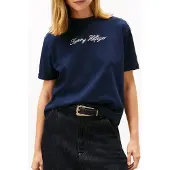 Tommy Hilfiger Script Modern T-shirt Med Korte ærmer