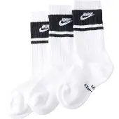 Nike Sokker Everyday Elevated 3-pak - Hvid/sort, størrelse S: 34-38