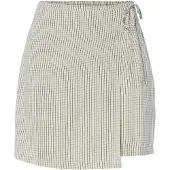 Pieces Pcpia Mini Linen Blend Slå-om-nederdel