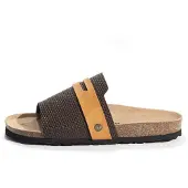 Bayton Pantoletter 'GAUGUIN' beige / brun / gul / sort