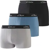 s.Oliver Boksershorts lyseblå / grå / sort