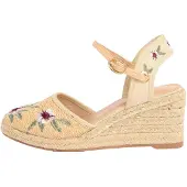 Lipsy Sandaler creme / nude / grøn / mørkerød