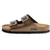 Bayton Pantoletter 'STRASS ATLAS' bronze