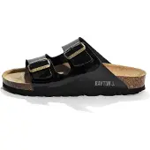 Bayton Pantoletter 'TRACY' brun / sort