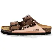Bayton Pantoletter 'ATLAS' beige / rosa guld