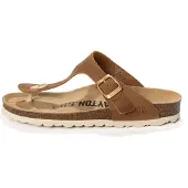 Bayton Klipklappere 'MERCURE' creme / camel / brun / guld