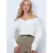 Trend Alaçatı Stili Shirts hvid