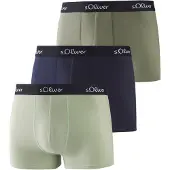 s.Oliver Boksershorts navy / khaki / pastelgrøn / sort