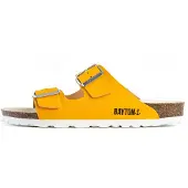 Bayton Pantoletter 'Atlas' beige / gul / sort / hvid