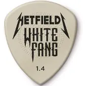 Dunlop White Fang Flow Picks 1.40mm 6 Pack