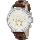 Invicta Herreur 16010 Hvid/Læder Ø48 mm