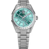 Versace Dameur VEAFA0324 Daphnis Grøn/Gul guldtonet stål Ø30 mm