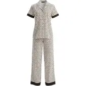 Dagi Pyjamas ecru / sort