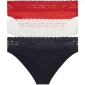 Tommy Hilfiger Underwear Slip elfenben / navy / rød